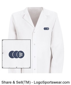 Unisex Lab Coat - White Design Zoom